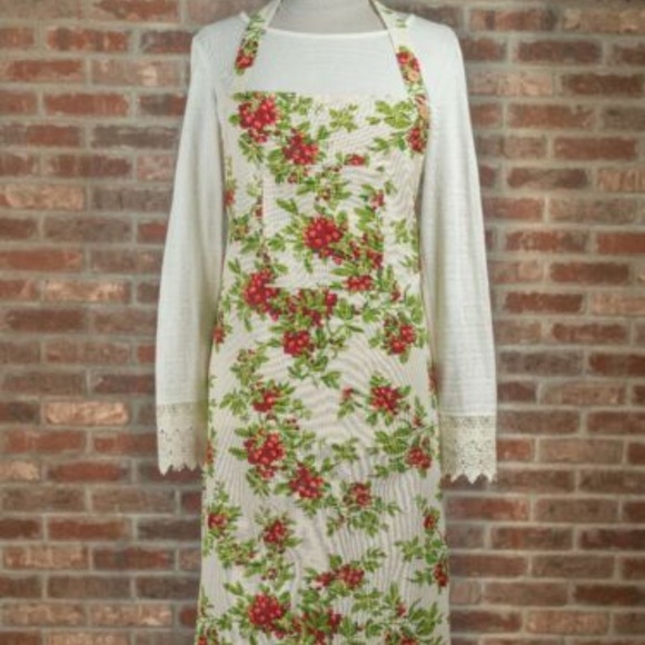 April Cornell Apron Mistletoe BNWT - Picture 3 of 3